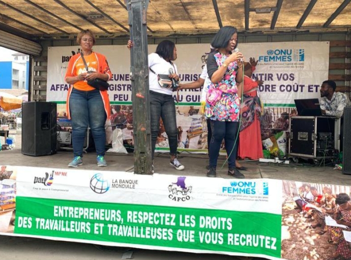 A travers sa 3ème caravane motorisée , Kinshasa : CAFCO sensibilise les femmes Congolaises à s’investir davantage dans l’Entreprenariat