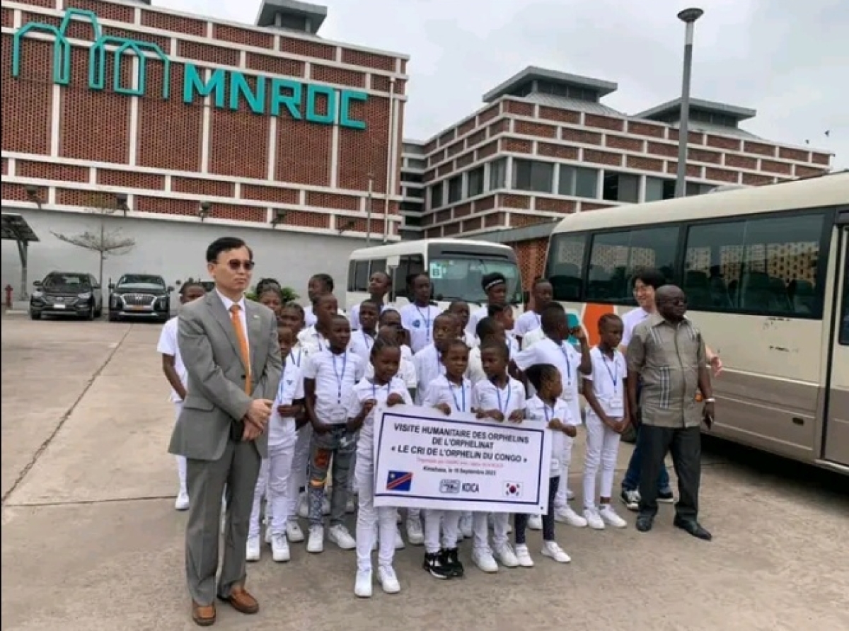 Kinshasa : ‘’Cri de l’Orphelin du Congo’’ reçoit l’aide humanitaire de la KOICA et AMIKO