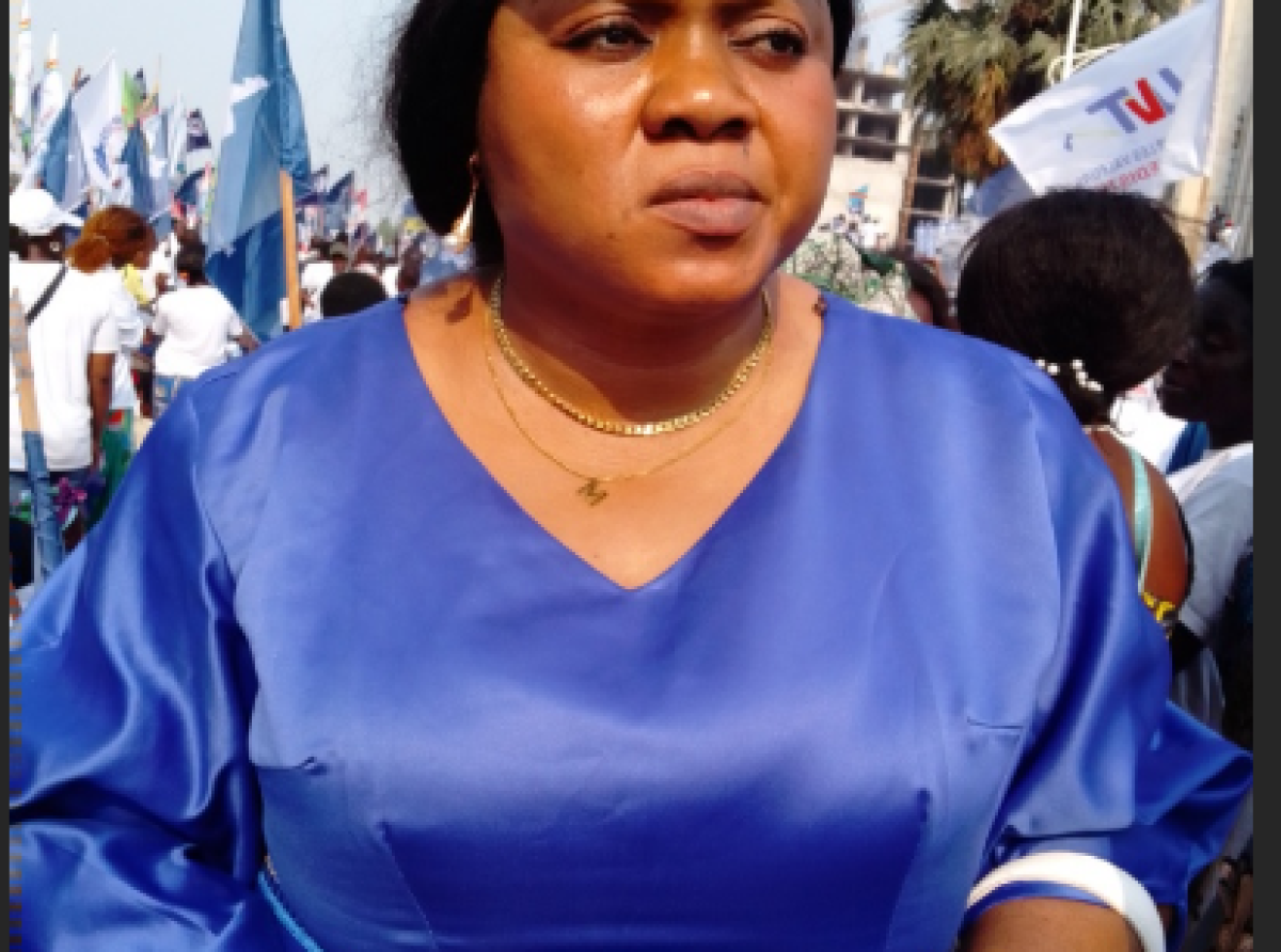 Présente lors du plus attendu dépôt de candidature, UVT : Clarisse Baby Mwika pour la réélection de Félix-Antoine Tshisekedi à la magistrature suprême