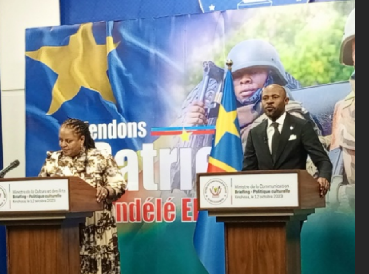 GouvernementRDC : Catherine Katungu et Patrick Muyaya dévoilent les quatre axes phares de la politique culturelle