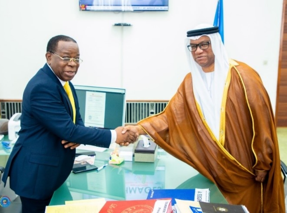 Ouverture de l’Ambassade des Emirats Arabes Unis en RDC Modeste Bahati salue la diplomatie agissante de Félix Tshisekedi