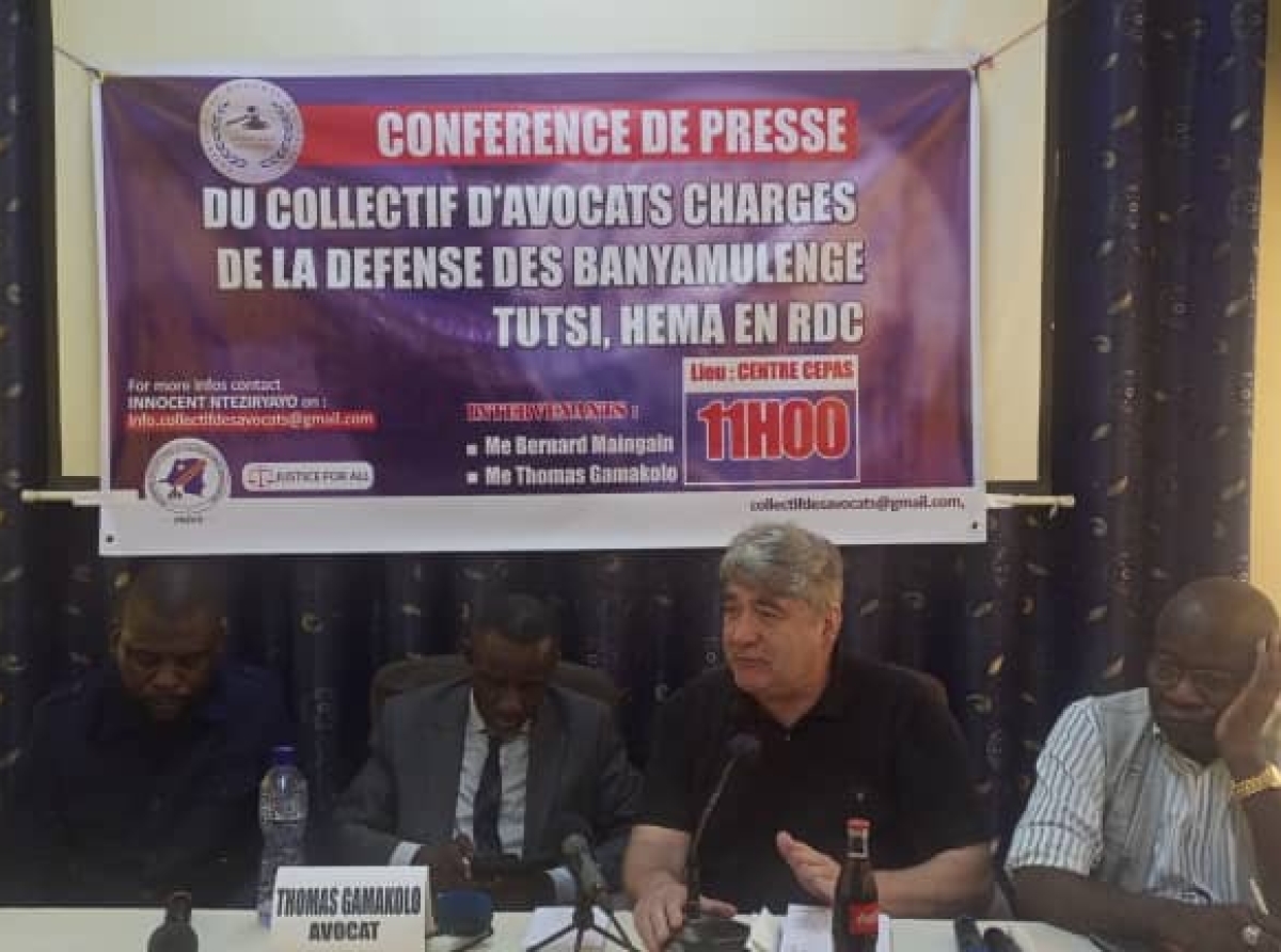 Ségrégation ‘’faciale’’ contre les Banyamulenge, les Tutsis et les Hemas : Les Avocats de la Partie Civile pour leur défense s’insurgent contre cette pratique qui prévaut depuis belle lurette en RDC