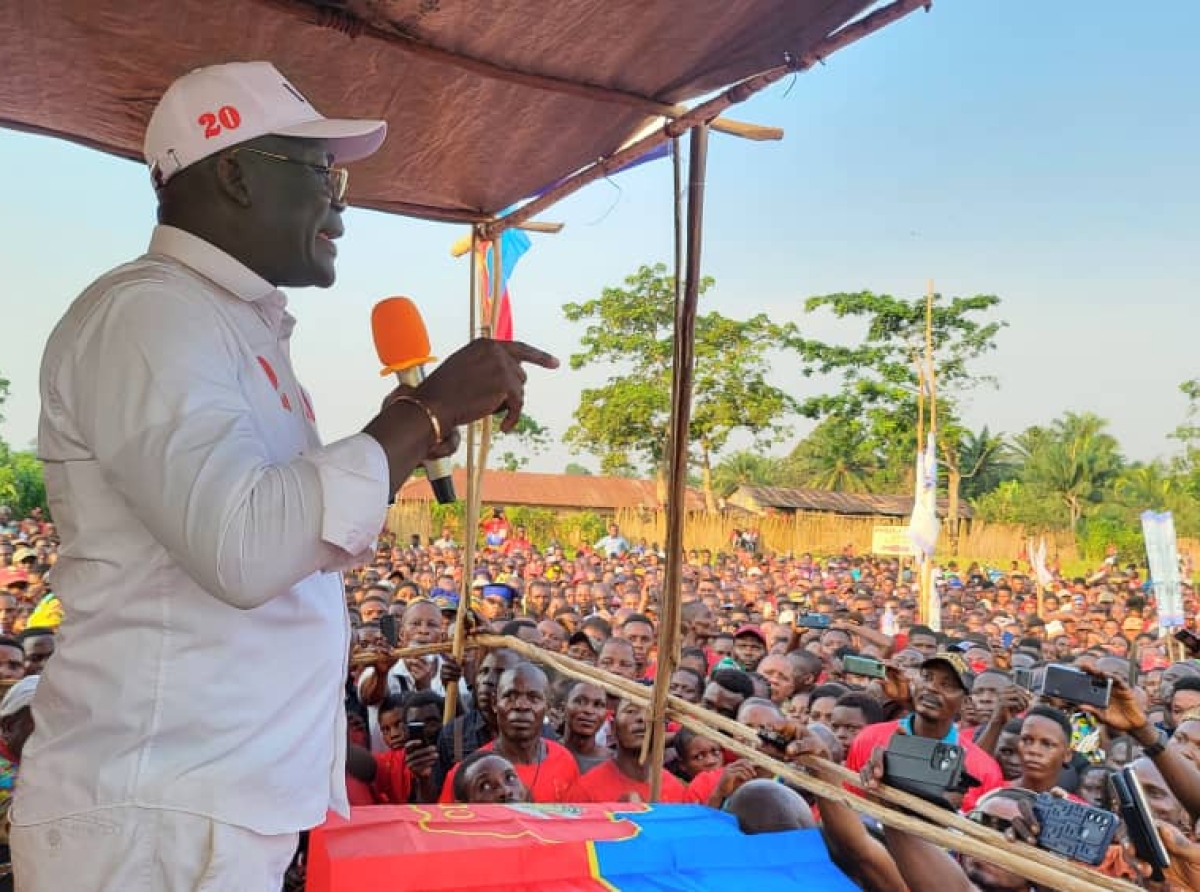 Après Budjala, Ndolo-Liboko et partout au Sud-Ubangi, Présidentielle 2023 : Jean-Lucien Bussa appelle au vote à 100 % de Félix Tshisekedi !