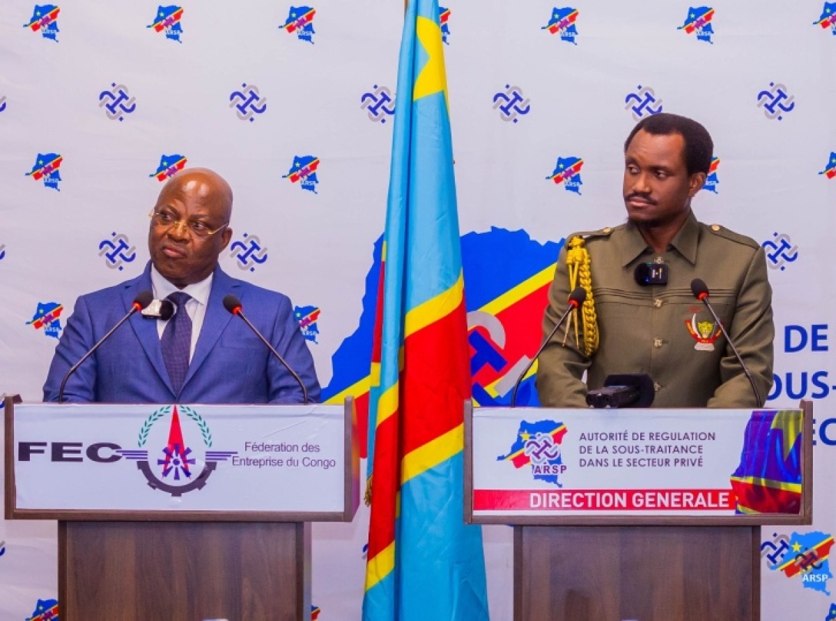 Evaluation des lettres de recommandations, RDC : l’ARSP et la FEC engagées à appliquer la loi sur la sous-traitance