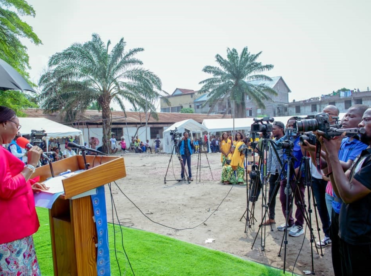 Avec l'appui de l’UNFPA et l'Ambassade de la Norvège en RDC , Formation Professionnelle et Métiers : Antoinette Kipulu Kabenga honore plus de 200 jeunes filles désœuvrées formées par l’ONG CREEIC