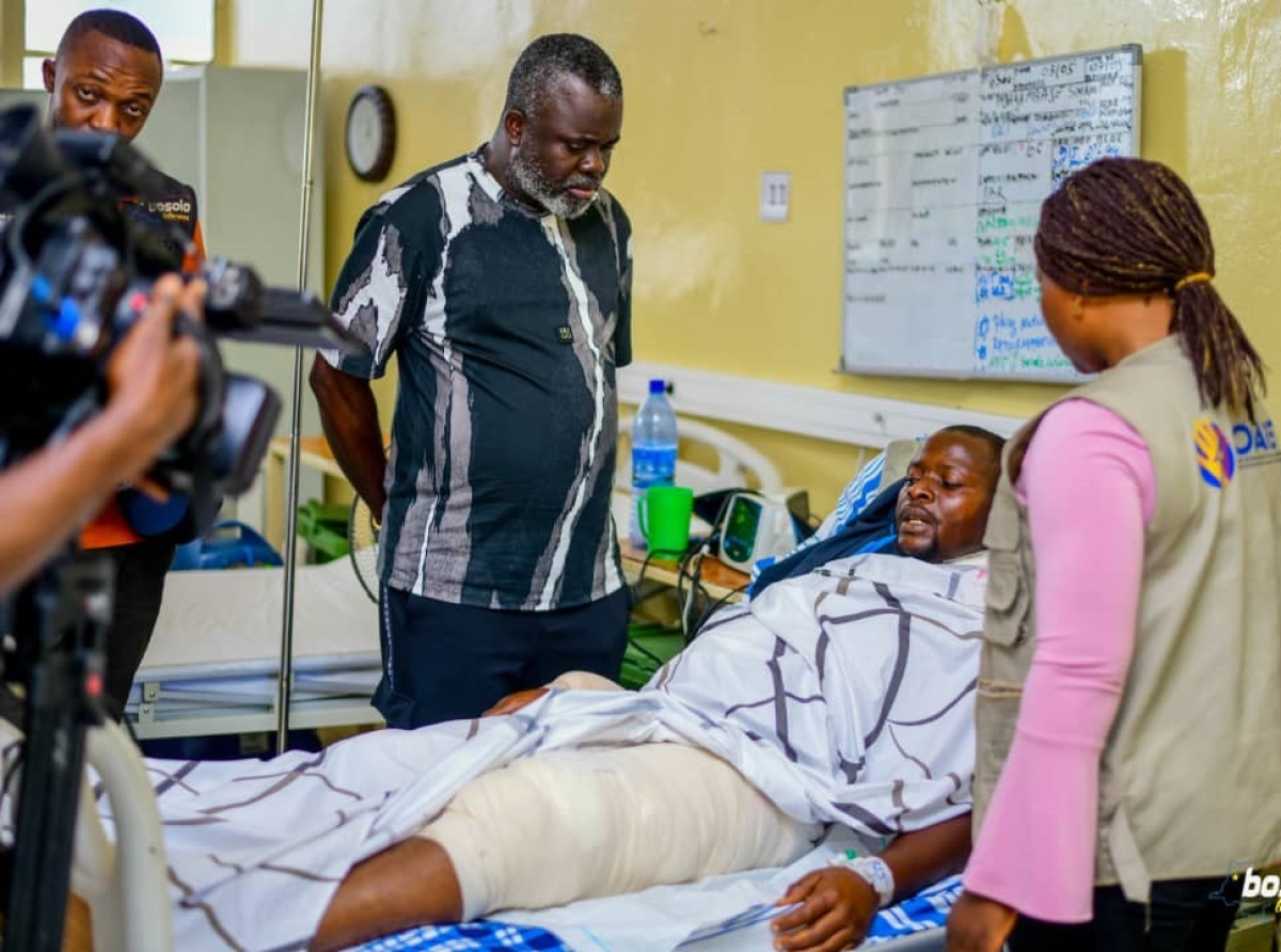 Bombardement des camps des déplacés de Mugunga : Deux parents en soins intensifs pendant que leurs enfants ont été inhumés à la nécropole de Kibati