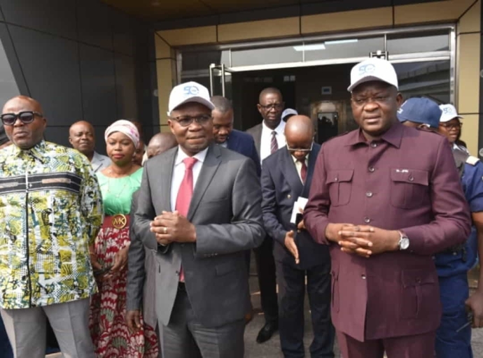 Nouveau Ministre du Commerce Extérieur, RDC : Julien Paluku en visite à l’Office Congolais de Contrôle
