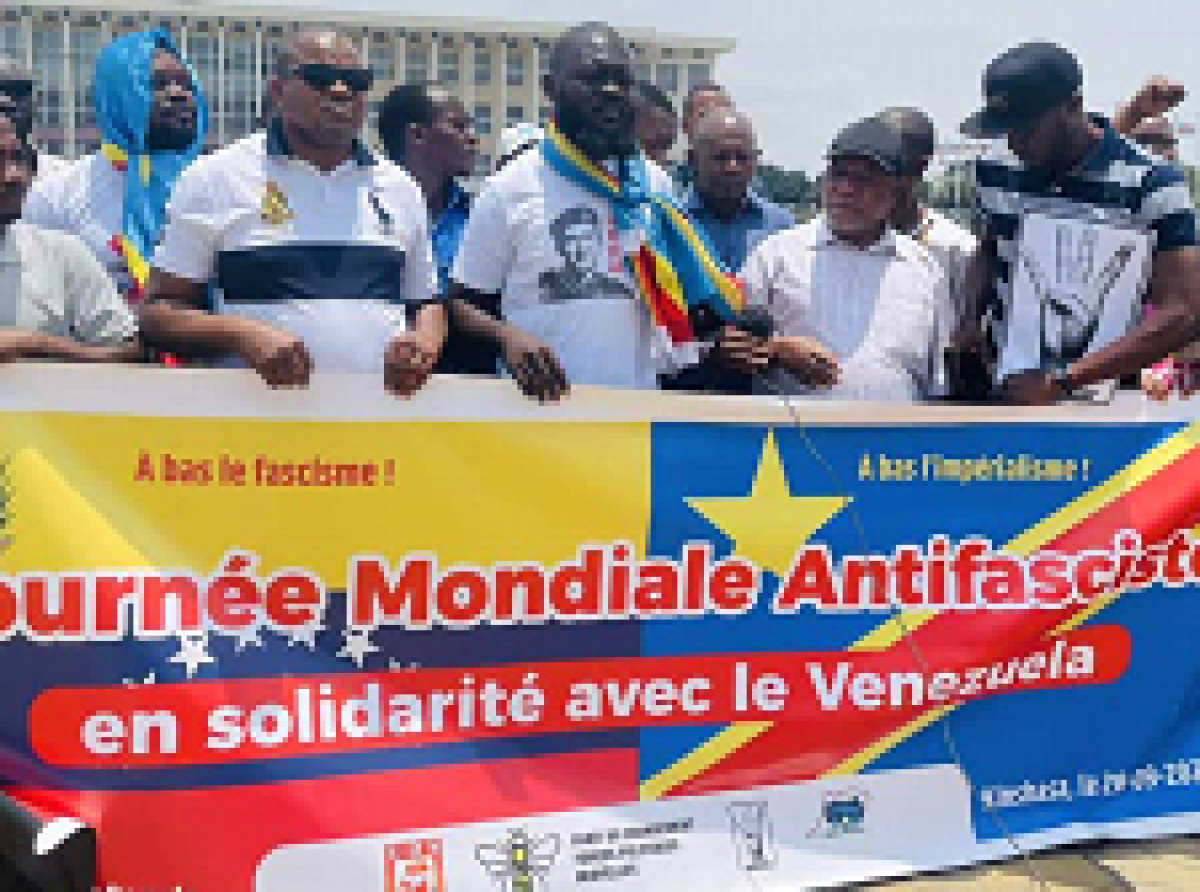 La journée mondiale Antifasciste fêtée à Kinshasa