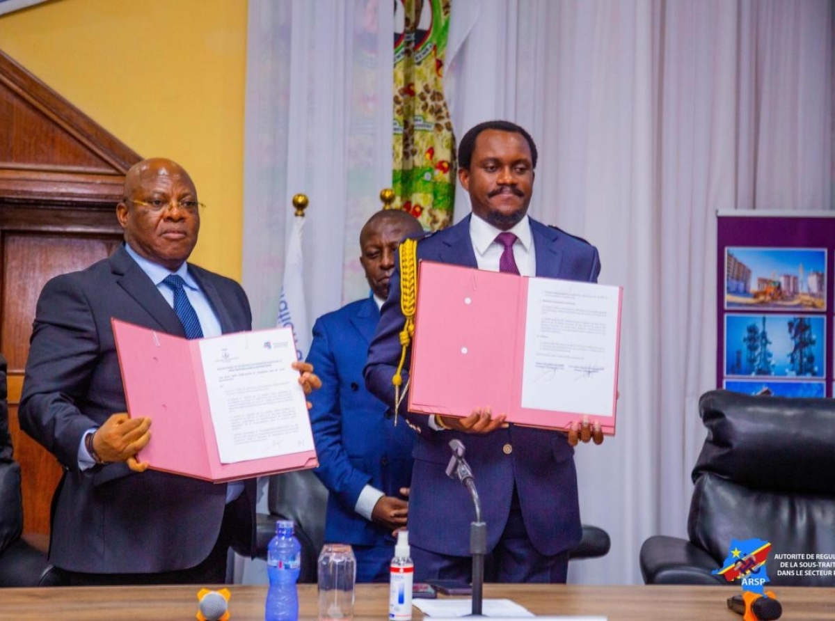 ARSP-FEC : signature du procès-verbal de validation du guide sectoriel des activités de la sous-traitance en RDC