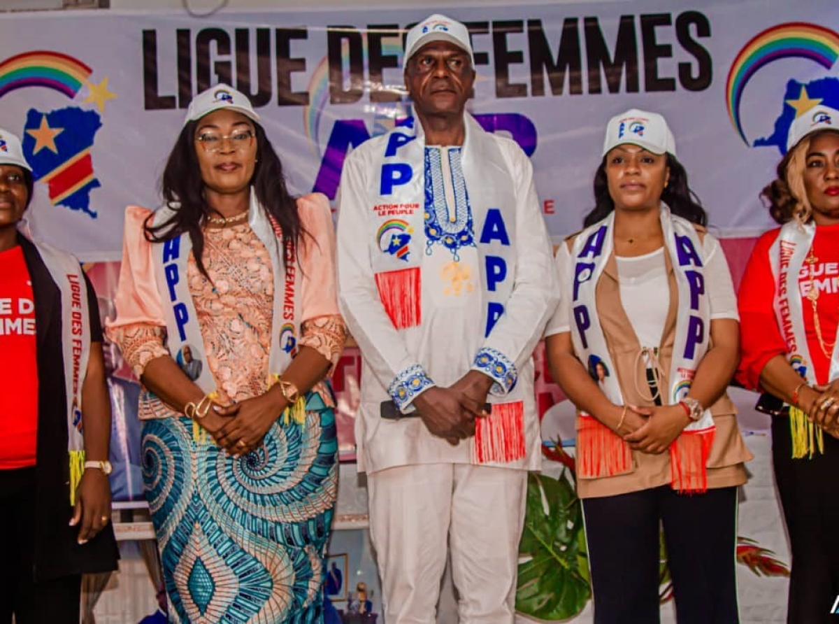 Sous la bénédiction de l’autorité de référence du parti, Kinshasa : la ligue des femmes de l’APP fait une sortie officielle réussie