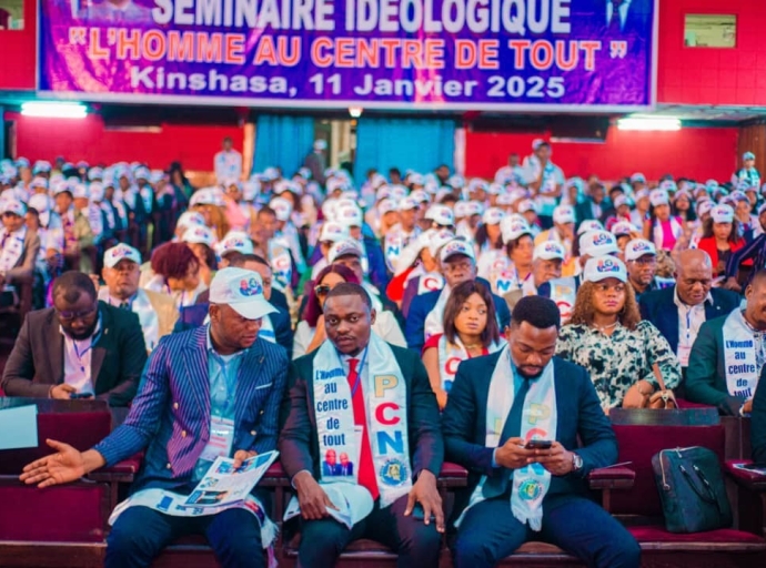 Grand séminaire idéologique tenu au Collège Boboto, PCN : Joël Bakonga soutient la vision, les actions et la détermination de Félix Tshisekedi !