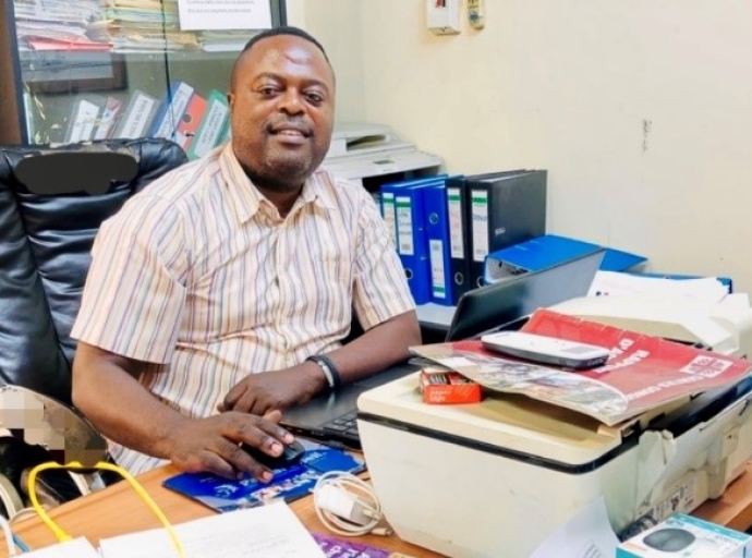 Kinshasa : l’Abbé Jean-Martin du Diocèse de Butembo-Beni satisfait du déroulement de son stage professionnel au sein de Caritas Congo Asbl