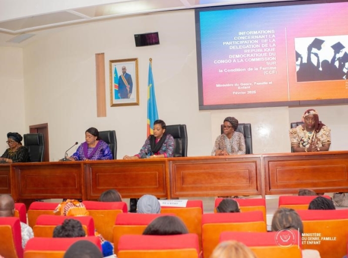 Un programme intense pour le mois de mars, RDC : Léonnie Kandolo en première ligne pour les droits des femmes