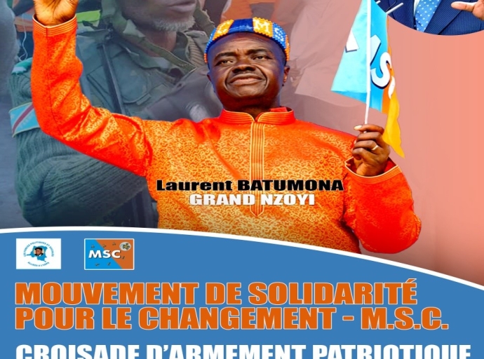 Derrière Félix Tshisekedi, les FARDC et les Wazalendo, MSC : Laurent Batumona en première ligne dans la mobilisation contre l’agression rwandaise en RDC