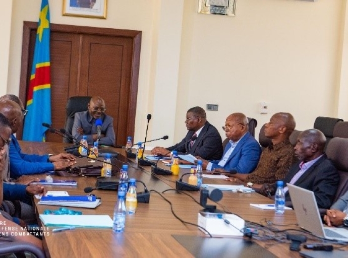 En présentiel et par visioconférence à l’hôtel de la Défense, RDC : Réunion Extraordinaire de la Troïka du comité ministériel de l’organe et les pays contributeurs des troupes à la Samidrc   