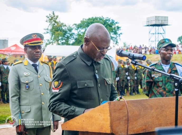 La République s’enracine dans l’honneur, Kananga : les sous-officiers prêtent serment au nom de la Patrie !