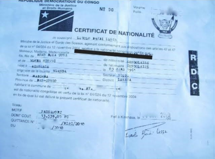 Tout pays qui doute de la nationalité des siens est sans avenir !