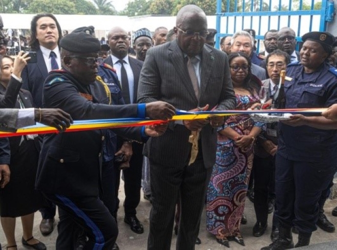 Réforme sécuritaire en RDC : l’OIM et la JICA remettent officiellement des bâtiments à la Police Nationale Congolaise à Kimbanseke