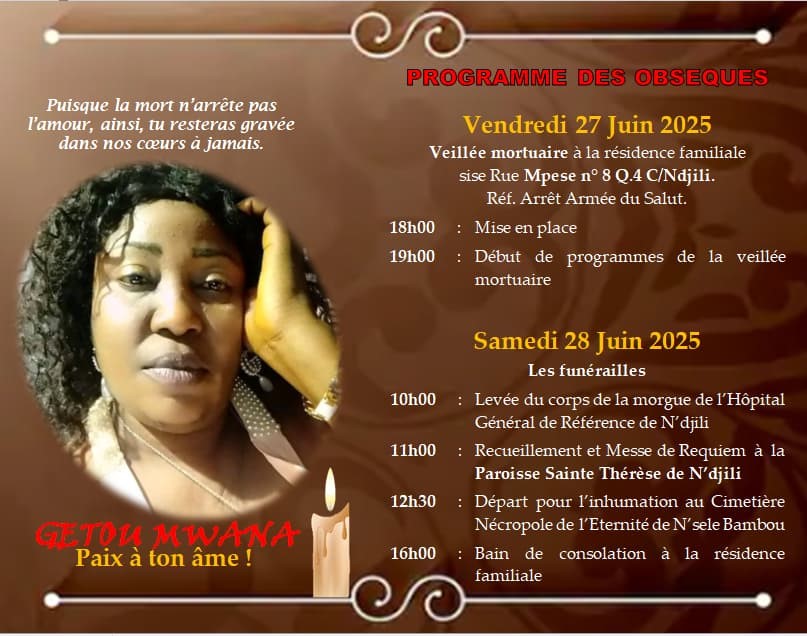 Nécrologie : Getou Mwana n’est plus !