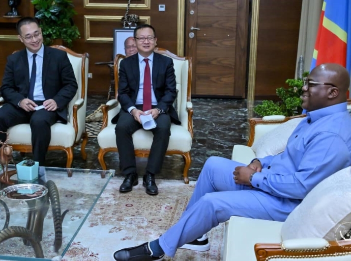 RDC-Chine : Félix Tshisekedi et Zhao Bin plantent le décor du raffermissement des relations bilatérales !