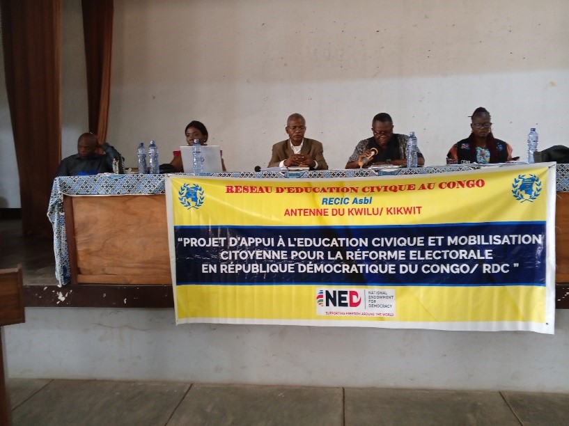 RD Congo : le RECIC – Kwilu a éveillé la conscience des animateurs et ONGs concernant les élections en RDC