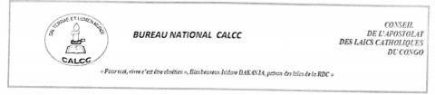 Journée Nationale du Laïcat 2025 , RDC : le CALCC déterminé à poursuivre ses nobles missions