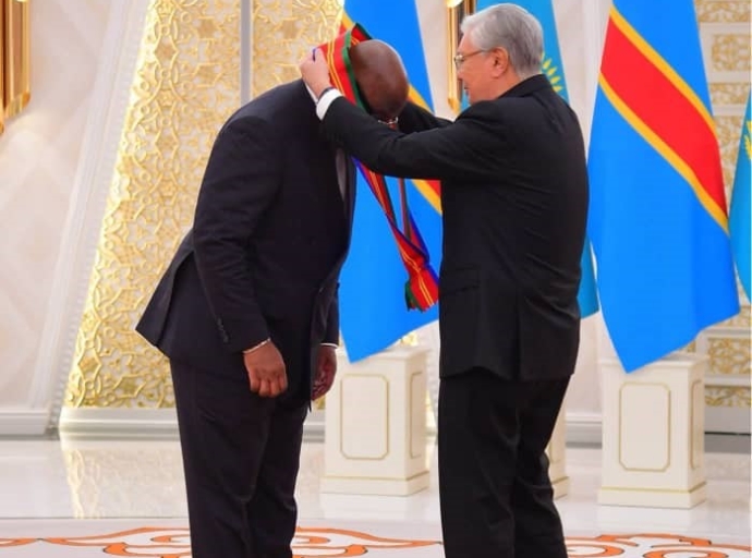 RDC-Kazakhstan : Félix Tshisekedi et Kassym-Jomart Tokayev s'engagent sur la voie d'une coopération économique et diplomatique renforcée !