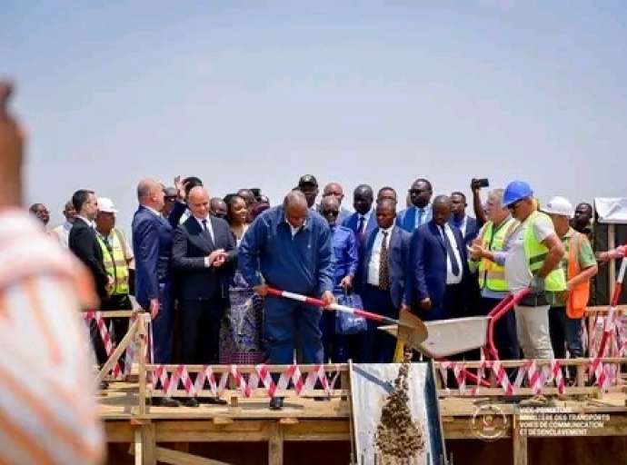 Lubumbashi : Jean-Pierre Bemba lance les travaux de modernisation de l’aéroport international de la Luano
