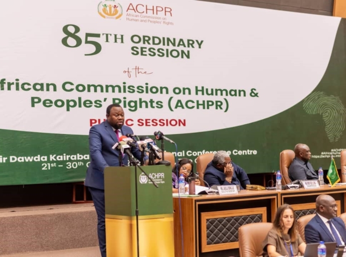 85ème session de la CADHP, Guerre dans l’Est : Samuel Mbemba plaide pour des mesures dissuasives contre le Rwanda