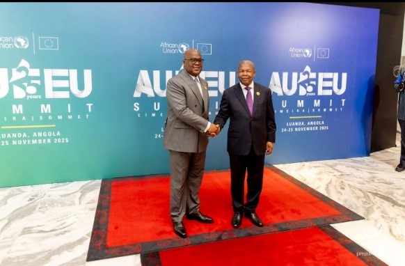7ème Sommet UE-UA, Luanda : Félix Tshisekedi plaide pour une solidarité mondiale en faveur de la paix et la sécurité en RDC !