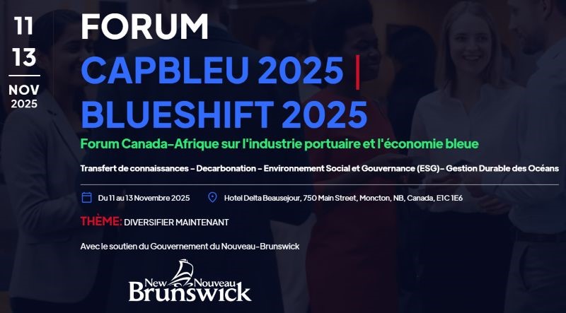 Retour sur le Forum Canada-Afrique sur l’industrie portuaire et l’économie bleue