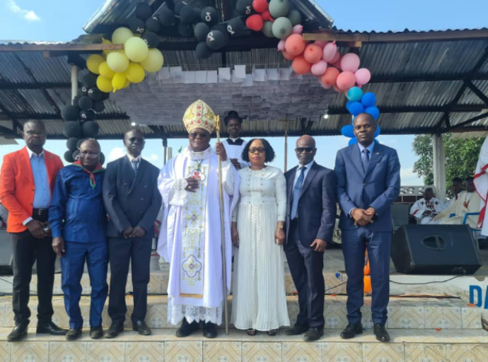 Tournant historique pour la communauté catholique, Idiofa : Jolie Yama salue l’érection canonique de la Paroisse Notre-Dame de la Victoire d’Intshwem Mukongo
